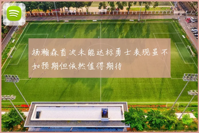 杨瀚森首次未能达标勇士表现虽不如预期但依然值得期待